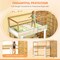 Twin Wooden Loft Bunk Bed with Jungle Gym, Climbing Ladder and Play Area